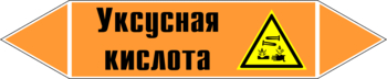 Маркировка трубопровода "уксусная кислота" (k06, пленка, 126х26 мм)" - Маркировка трубопроводов - Маркировки трубопроводов "КИСЛОТА" - Магазин охраны труда и техники безопасности stroiplakat.ru